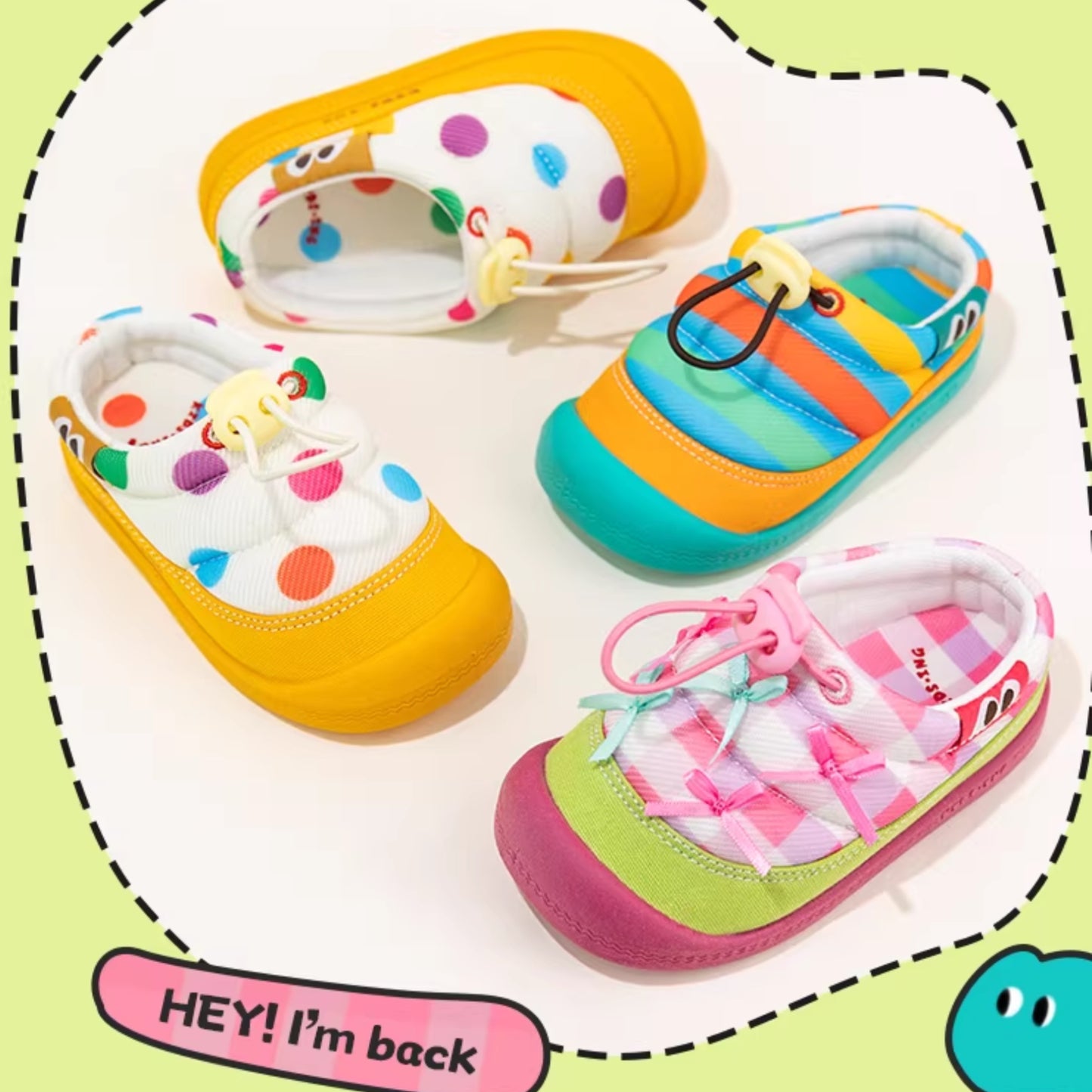 Kidsing Kedi Star Children's Soft Sole Non-Slip Slippers - Unisex