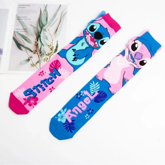 Stitch Big Ears Knee - Length Socks - itzy bitsy