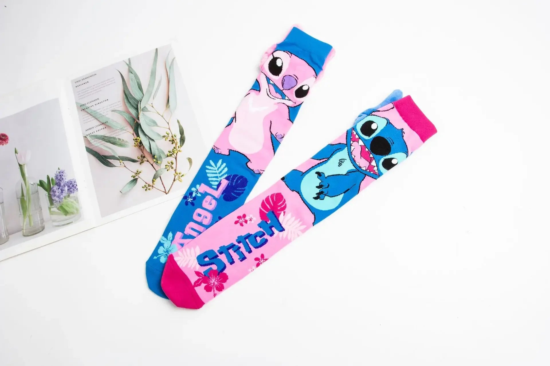 Stitch Big Ears Knee - Length Socks - itzy bitsy