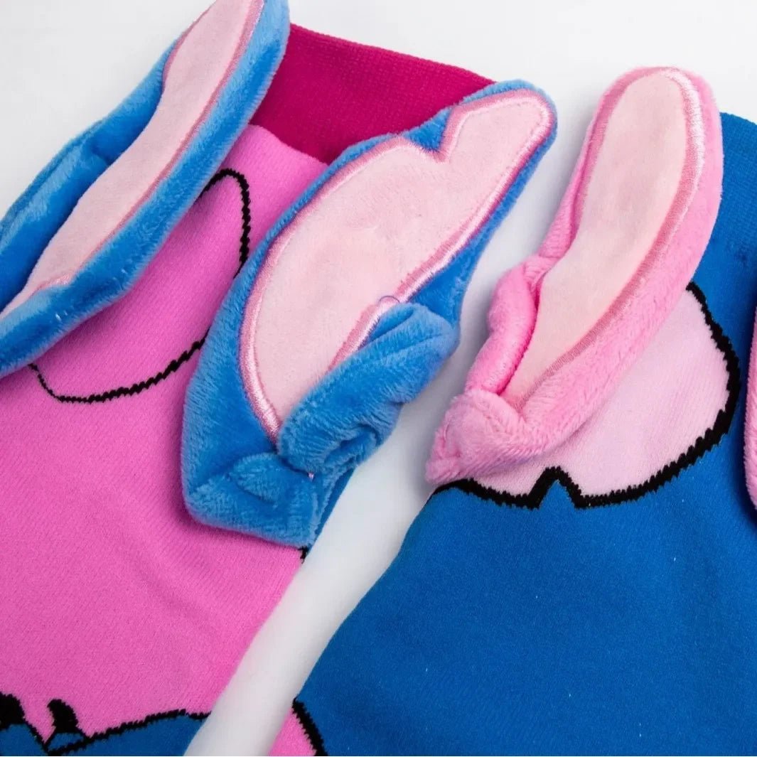 Stitch Big Ears Knee - Length Socks - itzy bitsy