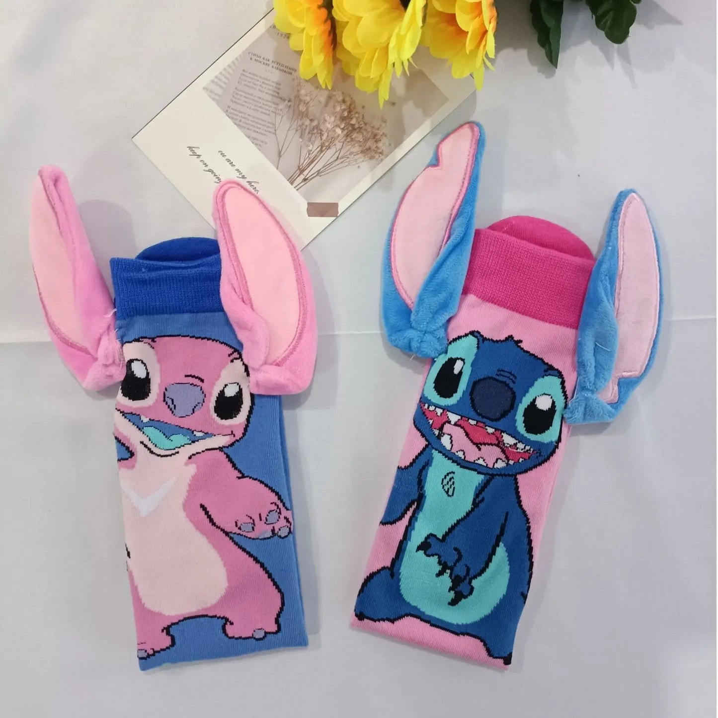 Stitch Big Ears Knee - Length Socks - itzy bitsy