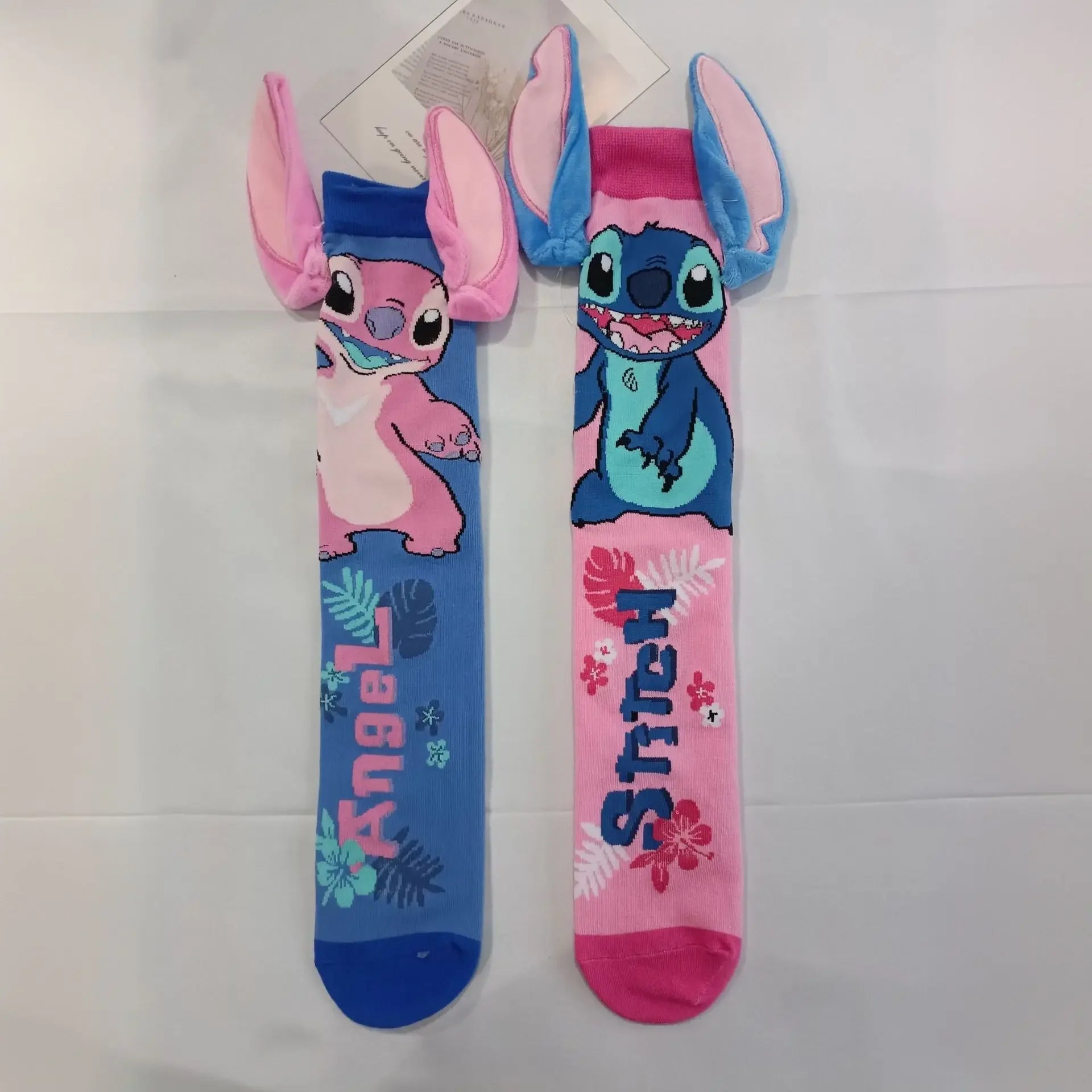 Stitch Big Ears Knee - Length Socks - itzy bitsy