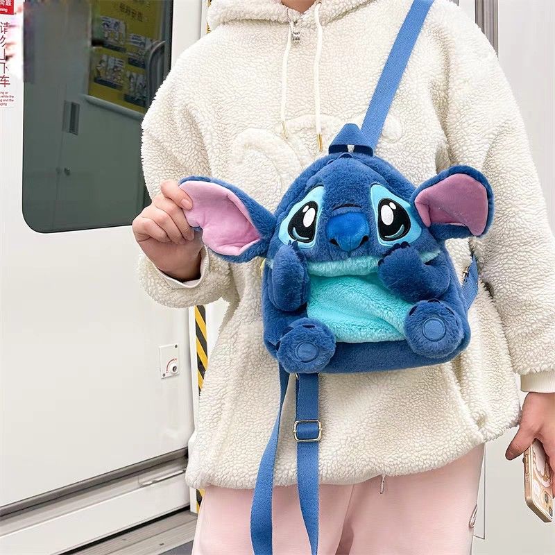 Stitch Plushy Backpack - itzy bitsy