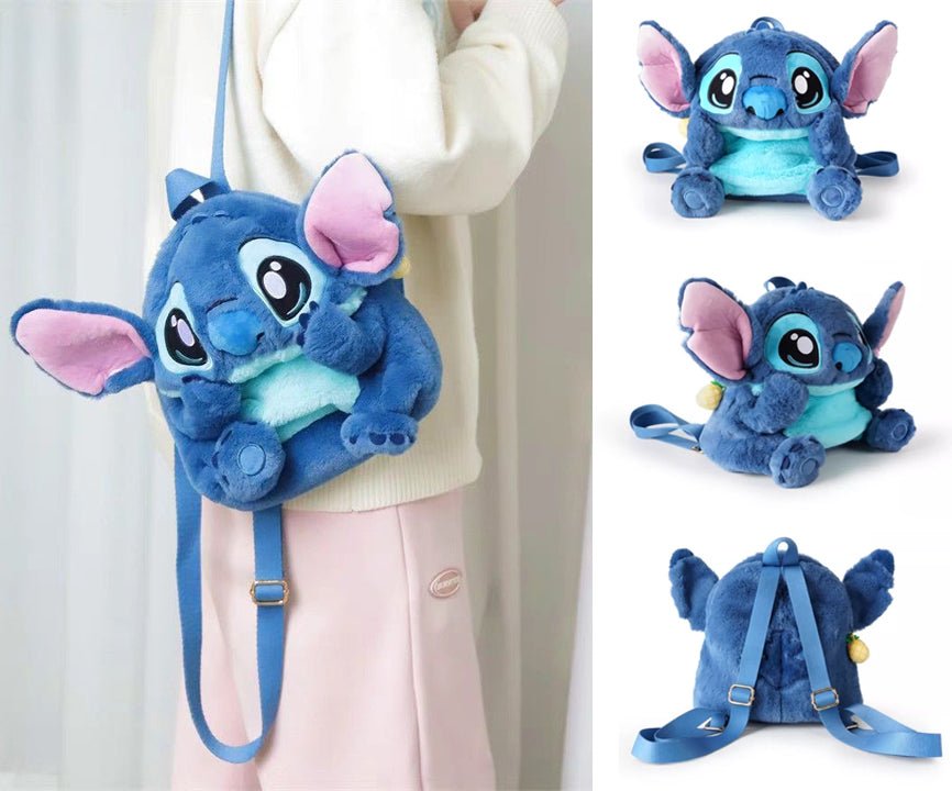 Stitch Plushy Backpack - itzy bitsy