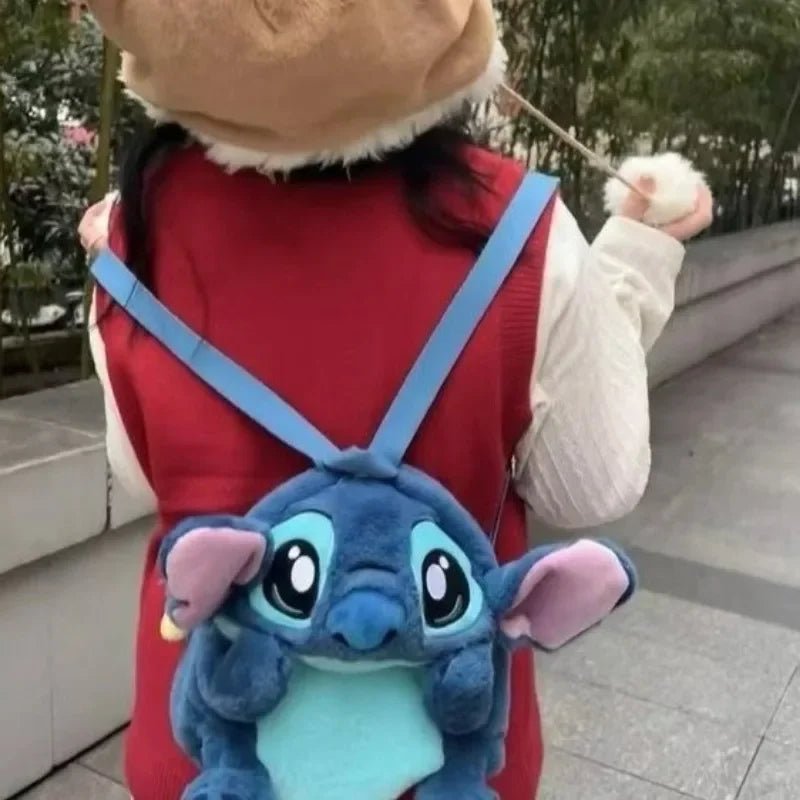 Stitch Plushy Backpack - itzy bitsy