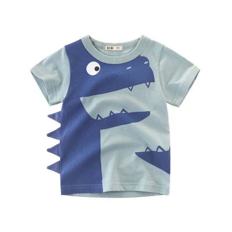 Summer Children 3D Animal Printing Tees - itzy bitsy