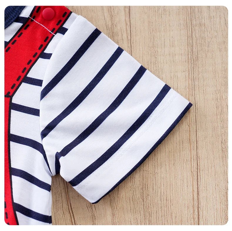 Summer Cute 3d Shark Print Jumpsuit - itzy bitsy