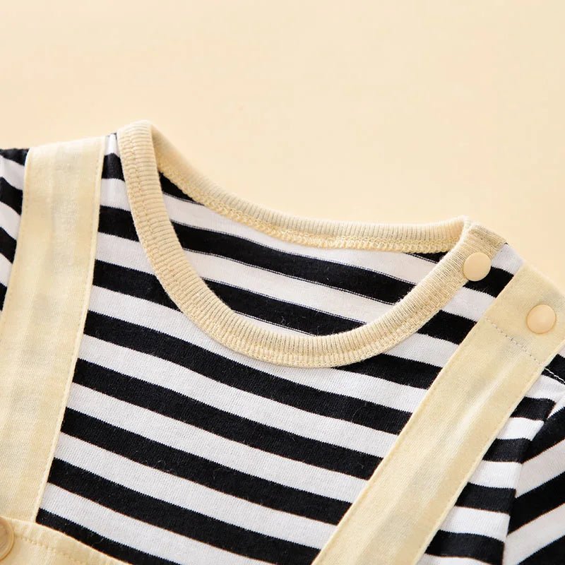 Summer Dinosaur Embroidery 3D Design Strap Splice Jumpsuit - itzy bitsy