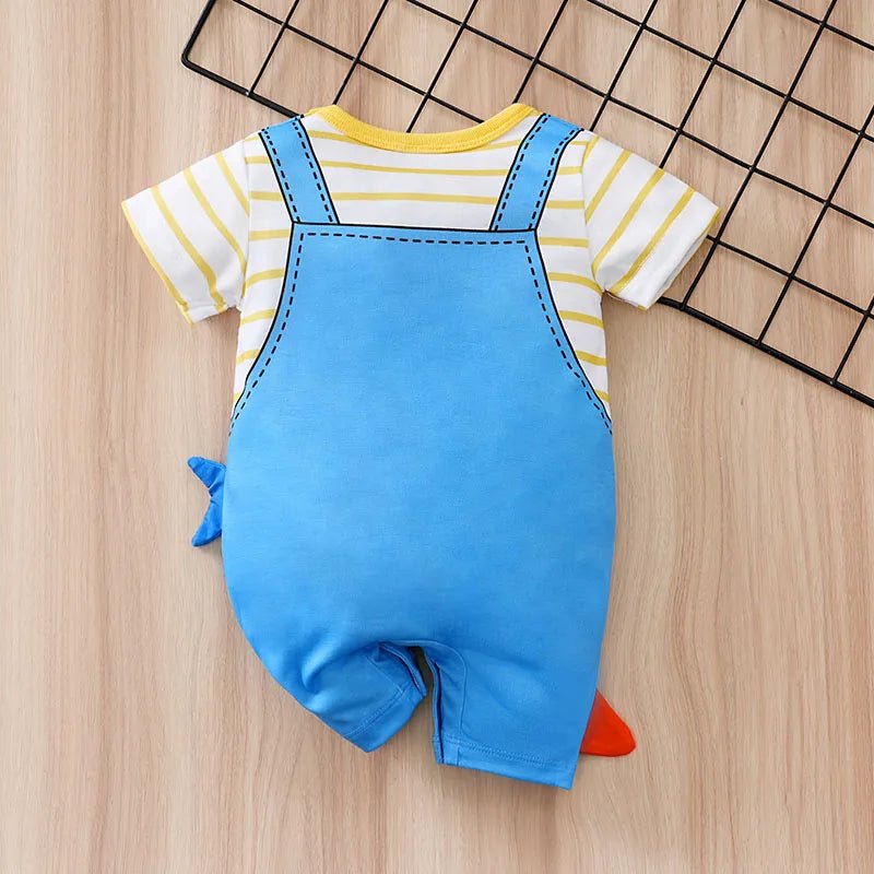 Summer Shark Print One - piece Romper - itzy bitsy