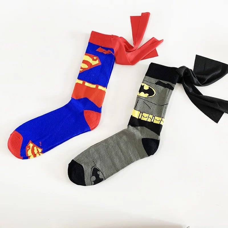 Super Heroes Socks - Batman & Superman - itzy bitsy