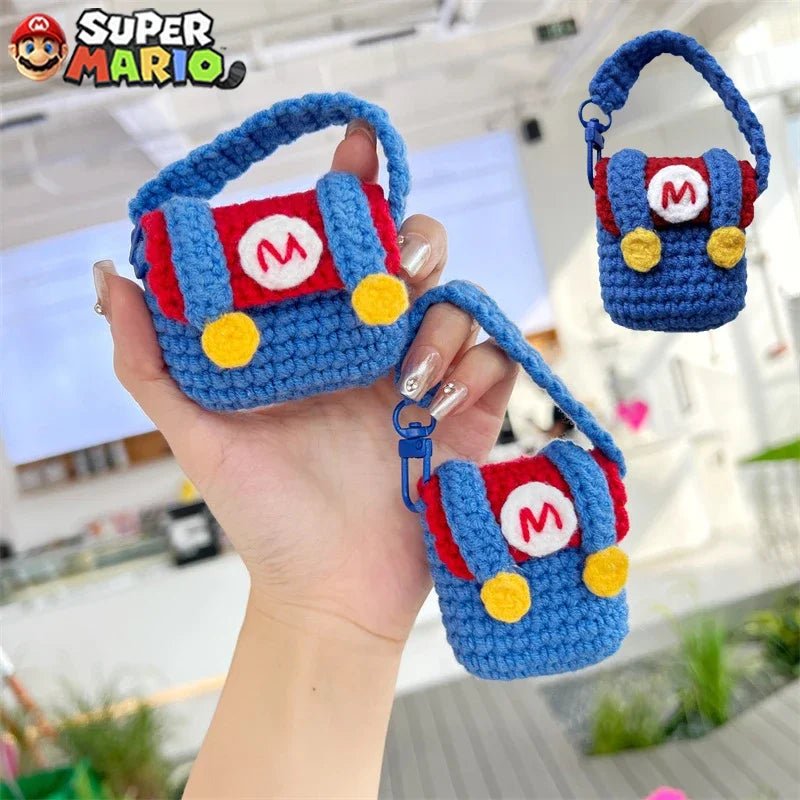 Super Mario Bros Creative Braided Protective Cover for AirPods - itzy bitsy