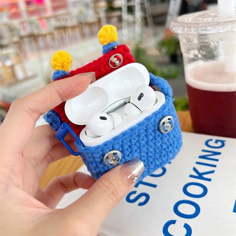 Super Mario Bros Creative Braided Protective Cover for AirPods - itzy bitsy