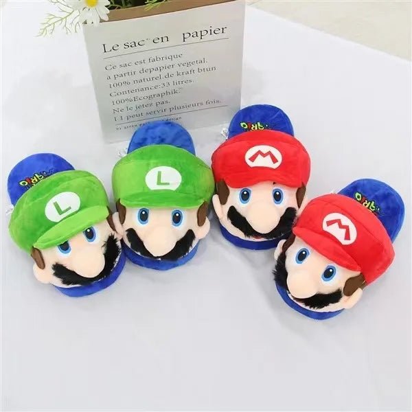 Super Mario Bros Slippers - itzy bitsy
