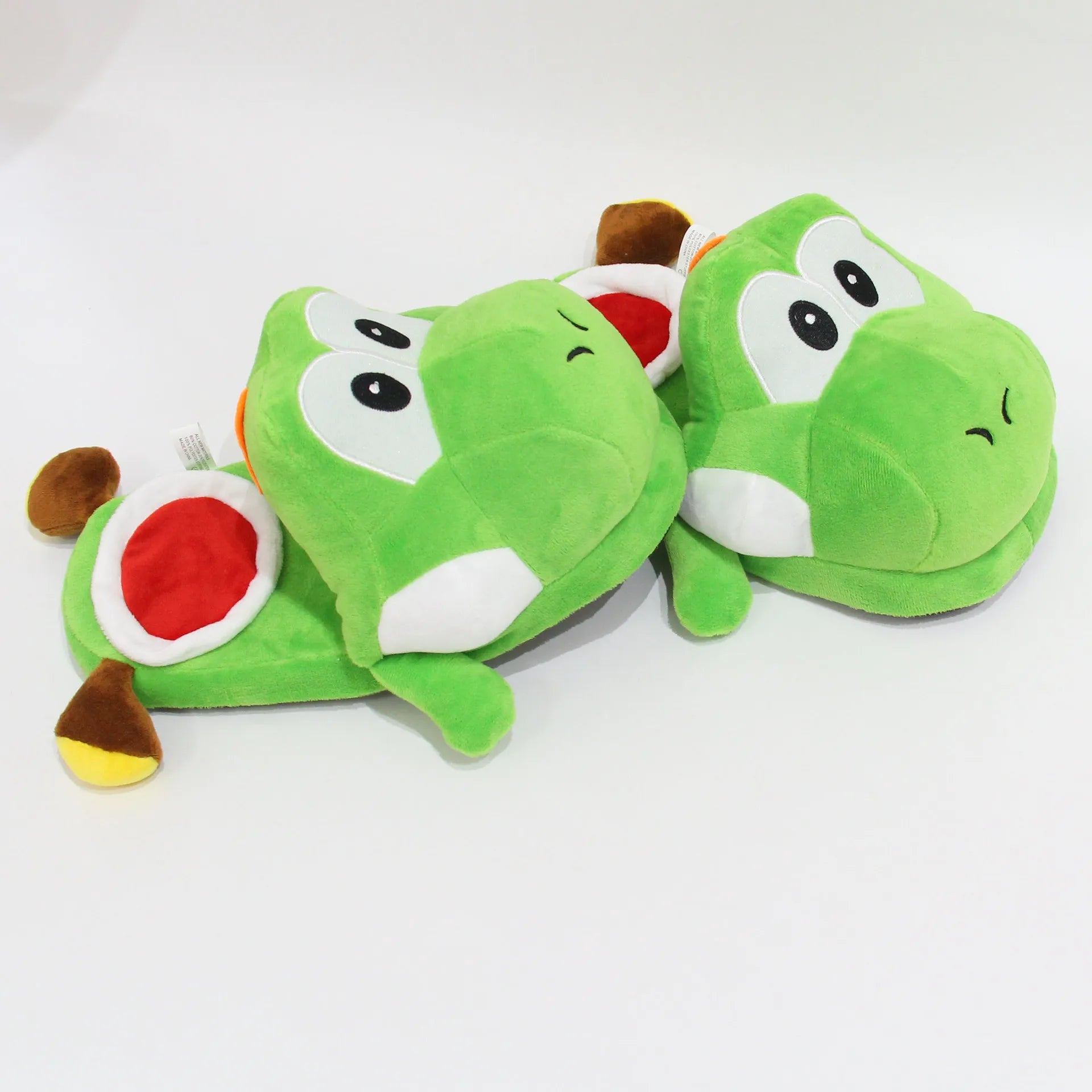 Super Mario Bros - Yoshi Creativity Plush Slippers - itzy bitsy