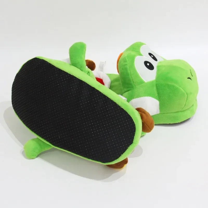 Super Mario Bros - Yoshi Creativity Plush Slippers - itzy bitsy