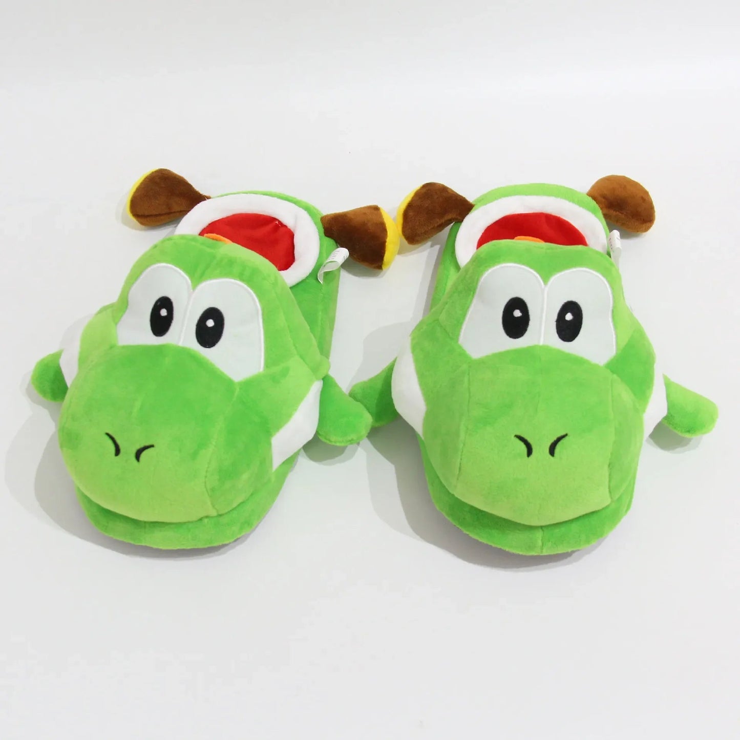 Super Mario Bros - Yoshi Creativity Plush Slippers - itzy bitsy