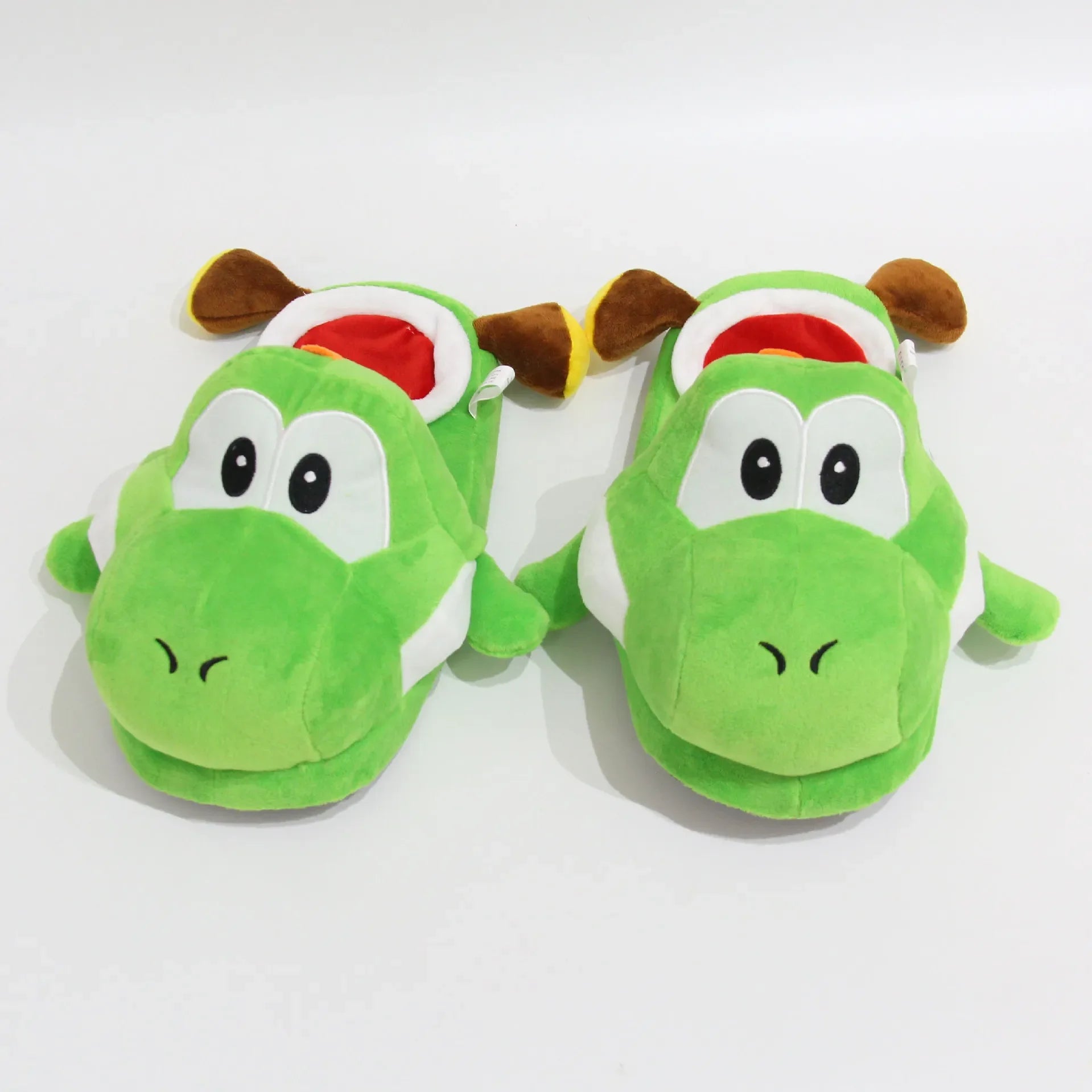 Super Mario Bros - Yoshi Creativity Plush Slippers - itzy bitsy