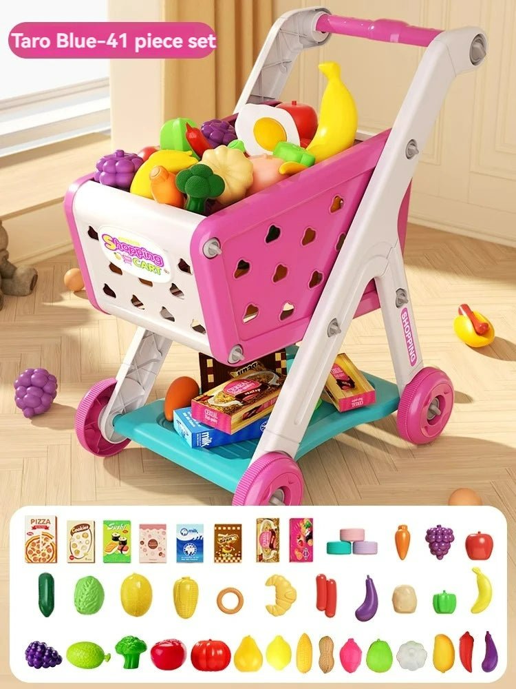 Supermarket Shopping Cart Playset - itzy bitsy