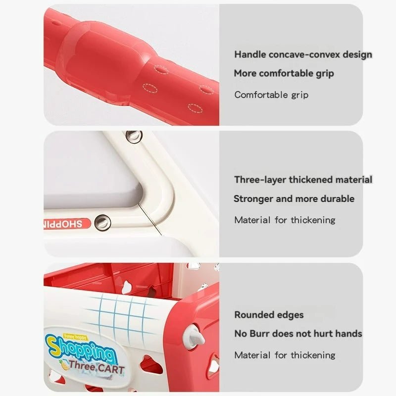 Supermarket Shopping Cart Playset - itzy bitsy