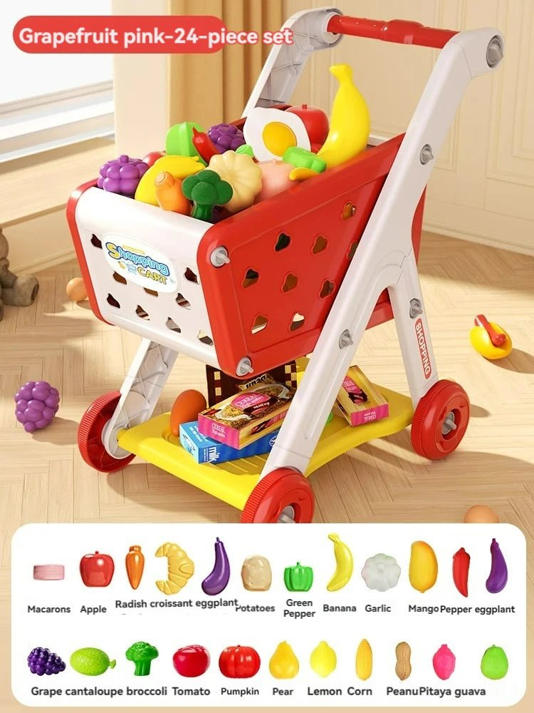 Supermarket Shopping Cart Playset - itzy bitsy
