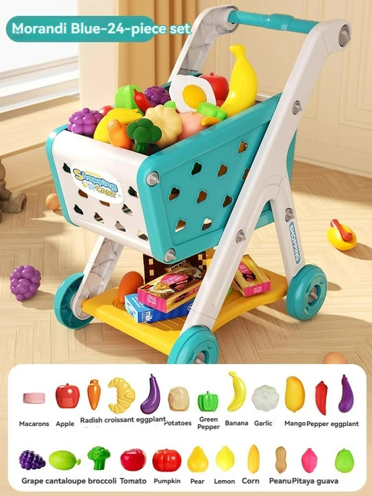 Supermarket Shopping Cart Playset - itzy bitsy