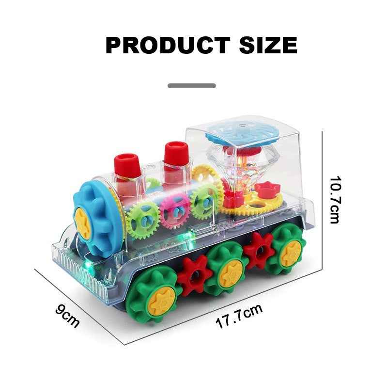 Transparent Light Music Train With Led Light Music