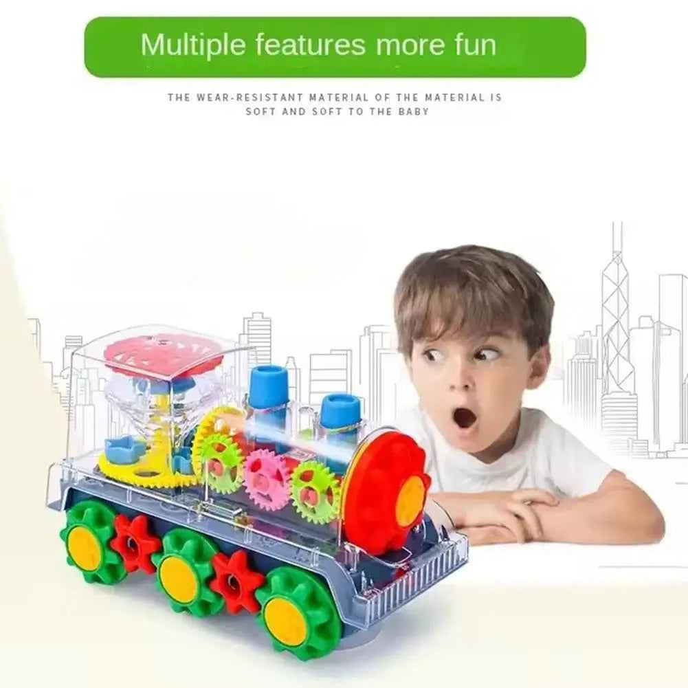 Transparent Light Music Train With Led Light Music