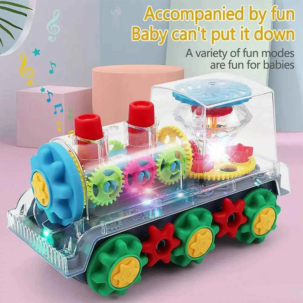 Transparent Light Music Train With Led Light Music