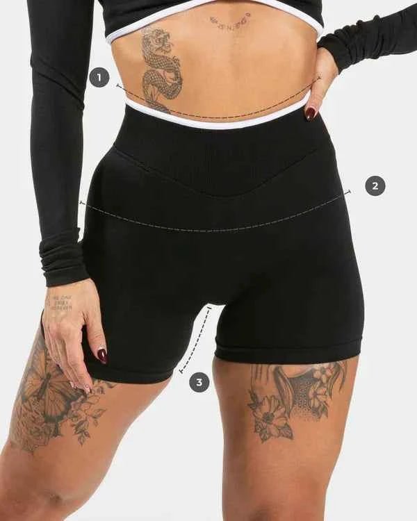 TEVEO Ignite Sculpt Scrunch High - Waist Tummy Control Short - itzy bitsy