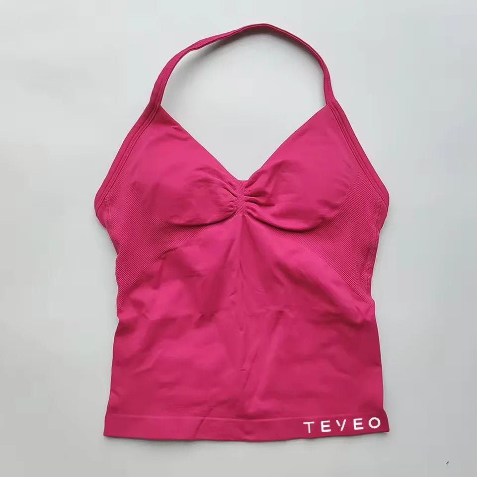 TEVEO Longline Strappy Scrunch Tank Tops - itzy bitsy