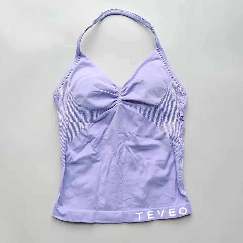 TEVEO Longline Strappy Scrunch Tank Tops - itzy bitsy