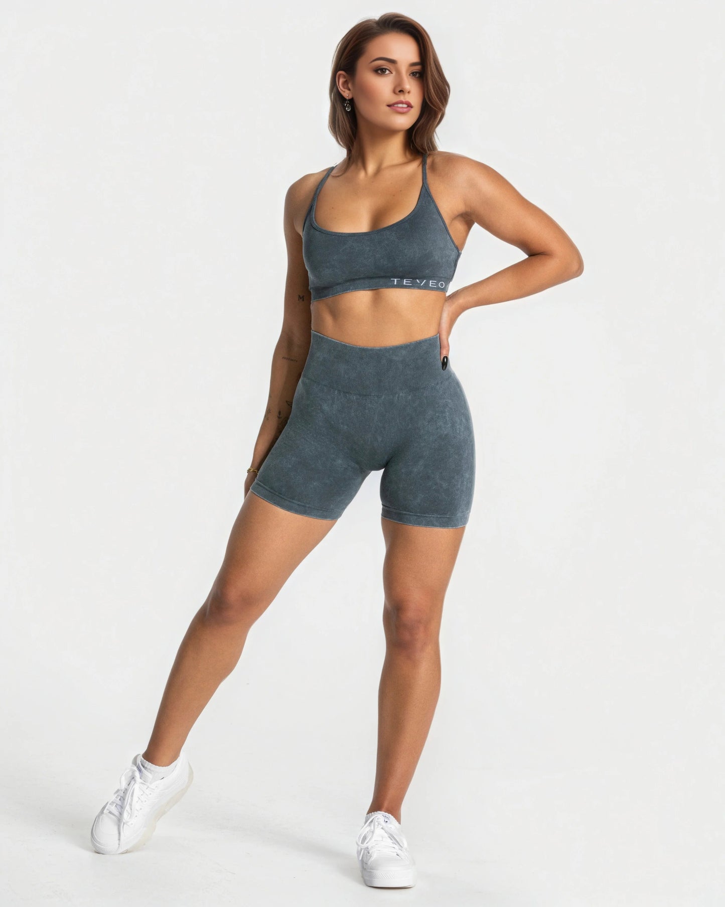 TEVEO Seamless Acid Covert Scrunch High Waisted Short - itzy bitsy