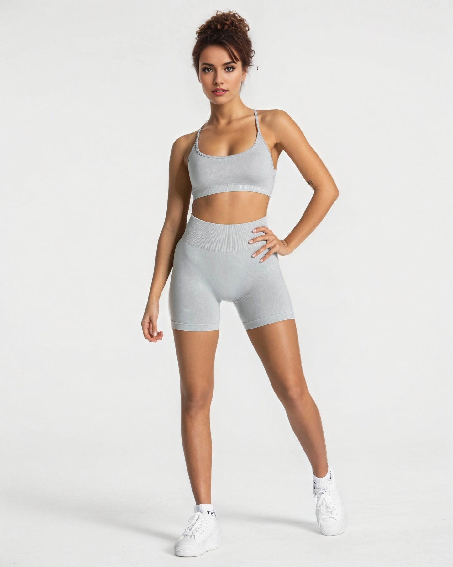 TEVEO Seamless Acid Covert Scrunch High Waisted Short - itzy bitsy