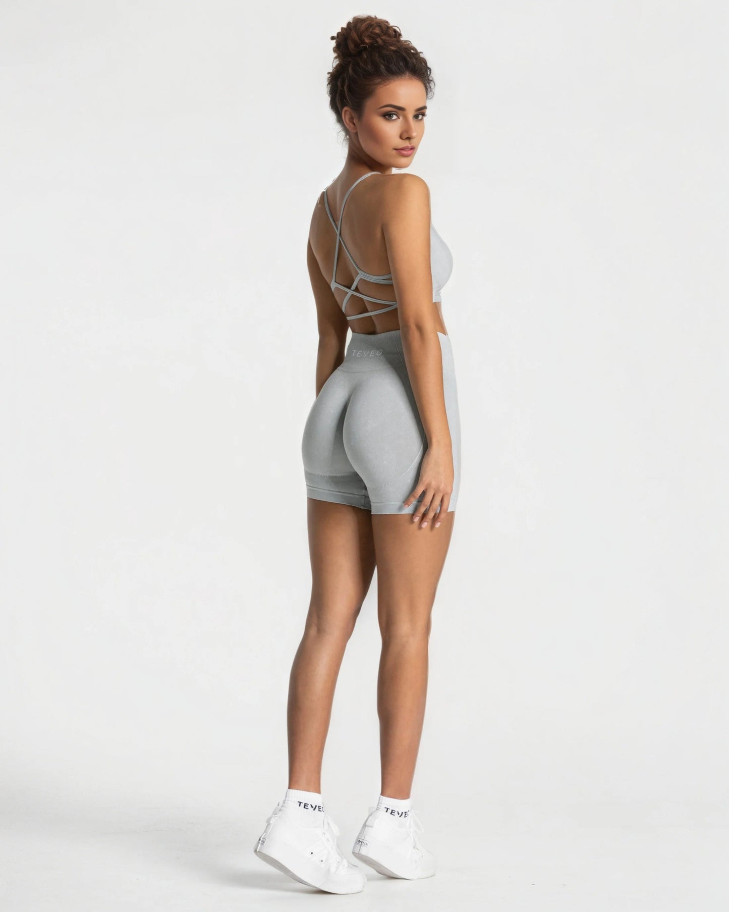 TEVEO Seamless Acid Covert Scrunch High Waisted Short - itzy bitsy