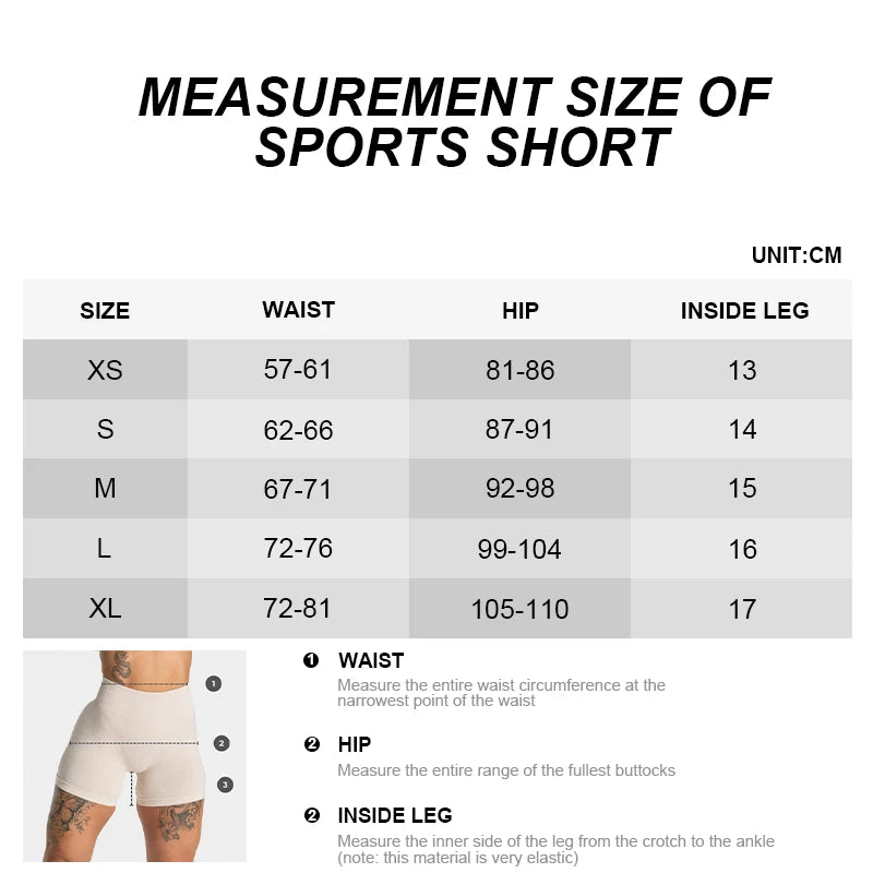 TEVEO Seamless Acid Covert Scrunch High Waisted Short - itzy bitsy