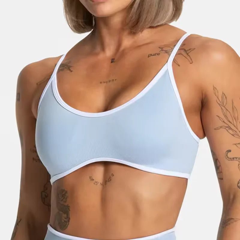 TEVEO Women's Knitted Suspender Bra - itzy bitsy