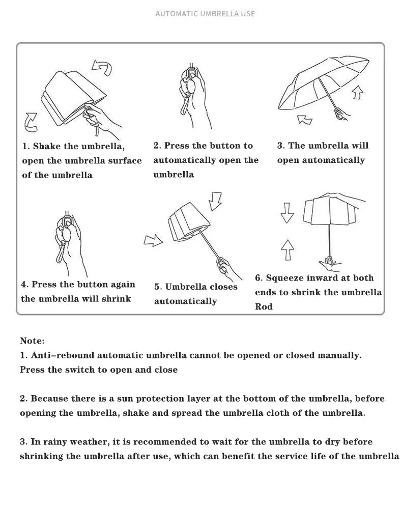 Three - folding Umbrella Automatic Pink Unicorn Umbrella - itzy bitsy