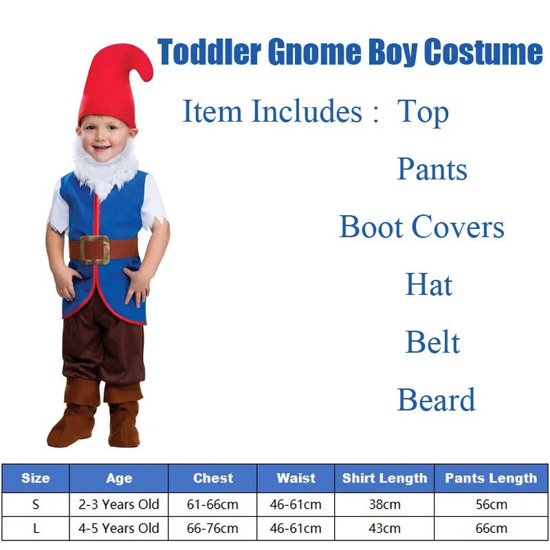Toddler Gnome / Elf Costume - itzy bitsy