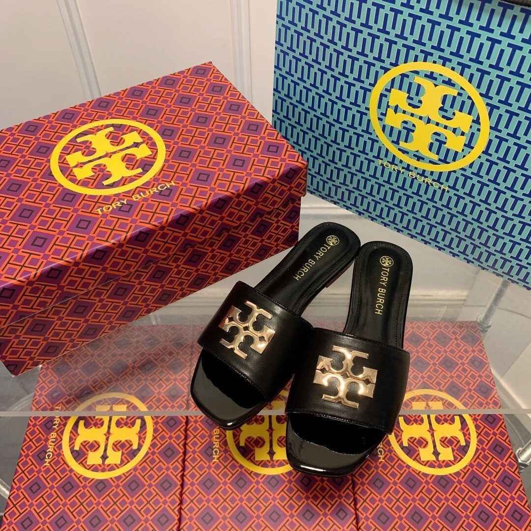 Tory Burch Eleanor Slide Sandals - itzy bitsy
