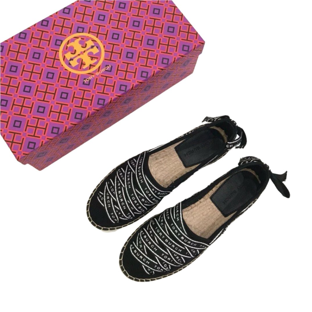 Tory Burch Ribbon Espadrilles - itzy bitsy