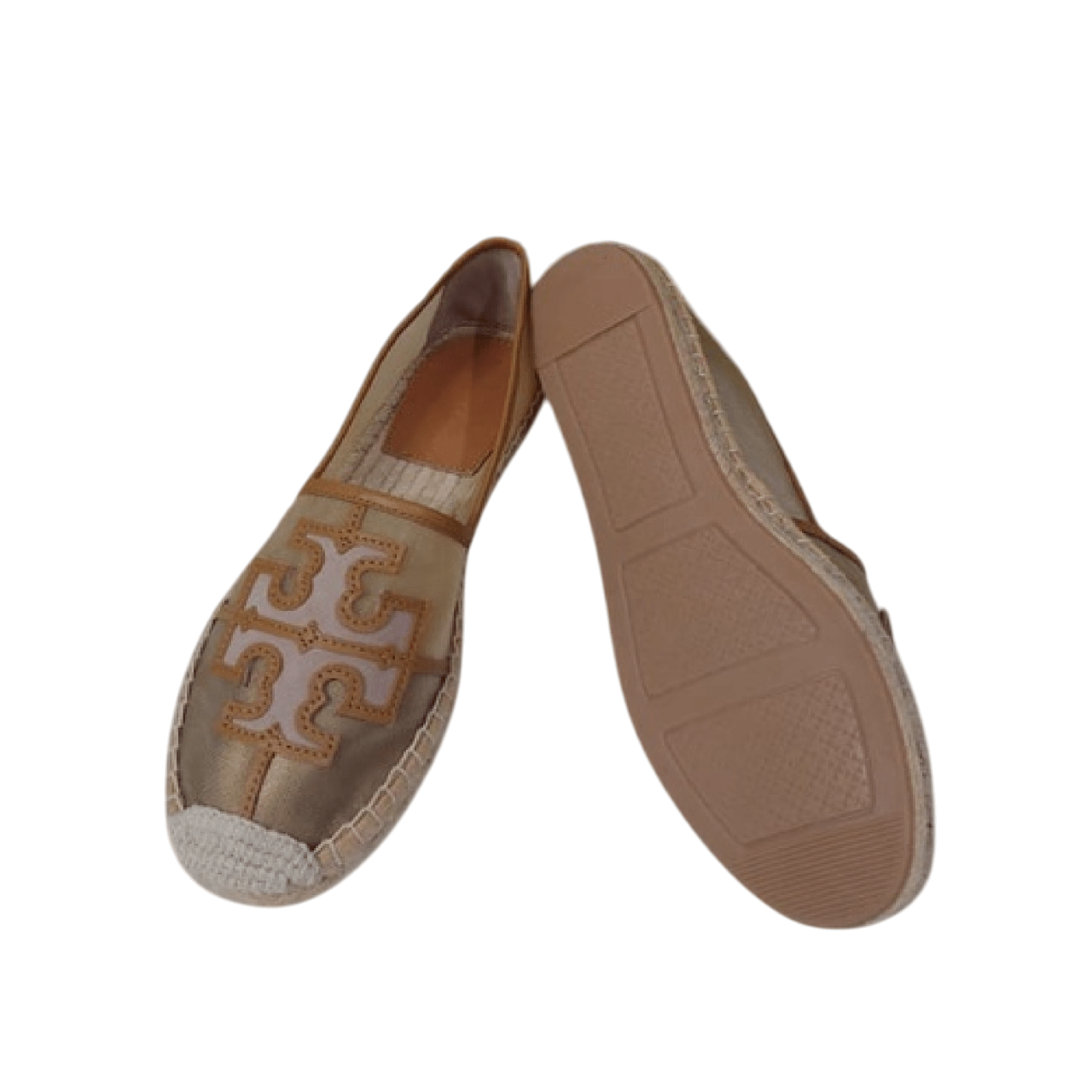 Tory Burch Women's Ines Sea Shell Mesh & Leather Espadrilles - itzy bitsy