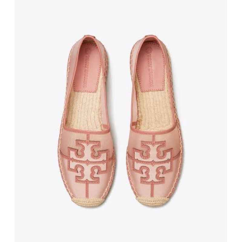 Tory Burch Women's Ines Sea Shell Mesh & Leather Espadrilles - itzy bitsy