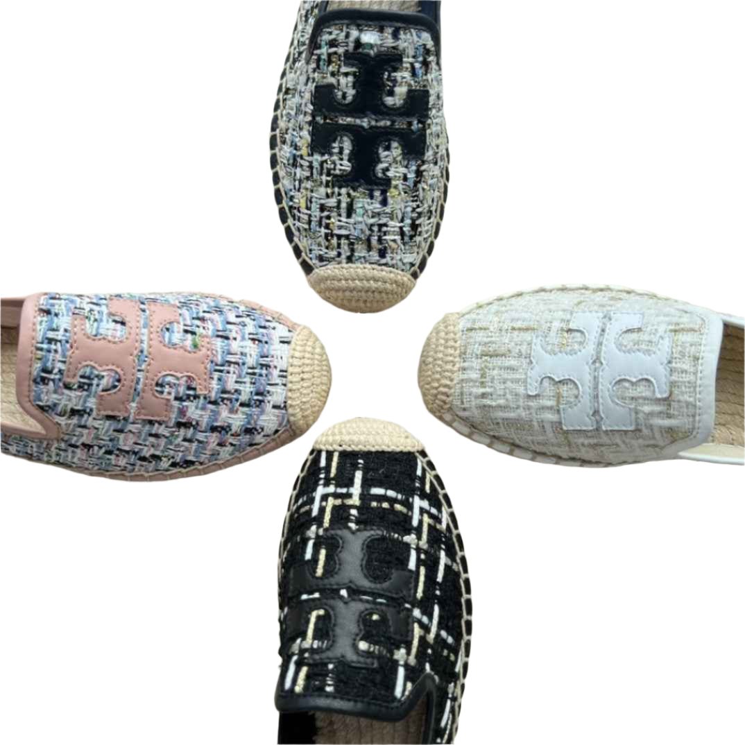 Tory Burch Woven Espadrilles - itzy bitsy