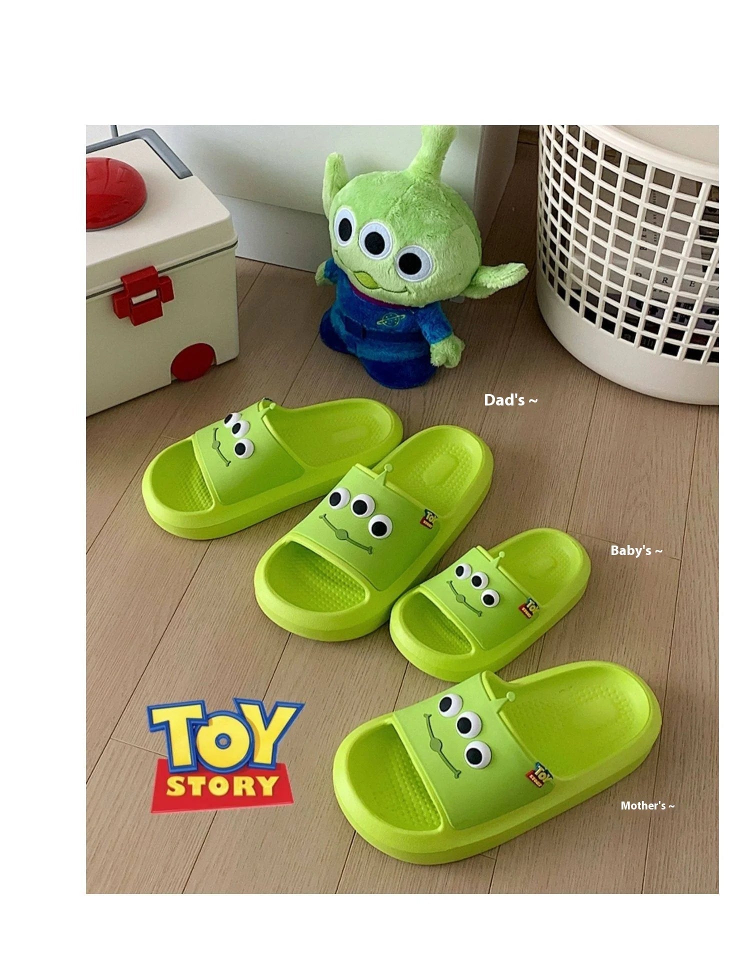 Alien Slippers Toy Story Alien Slippers - itzy bitsy