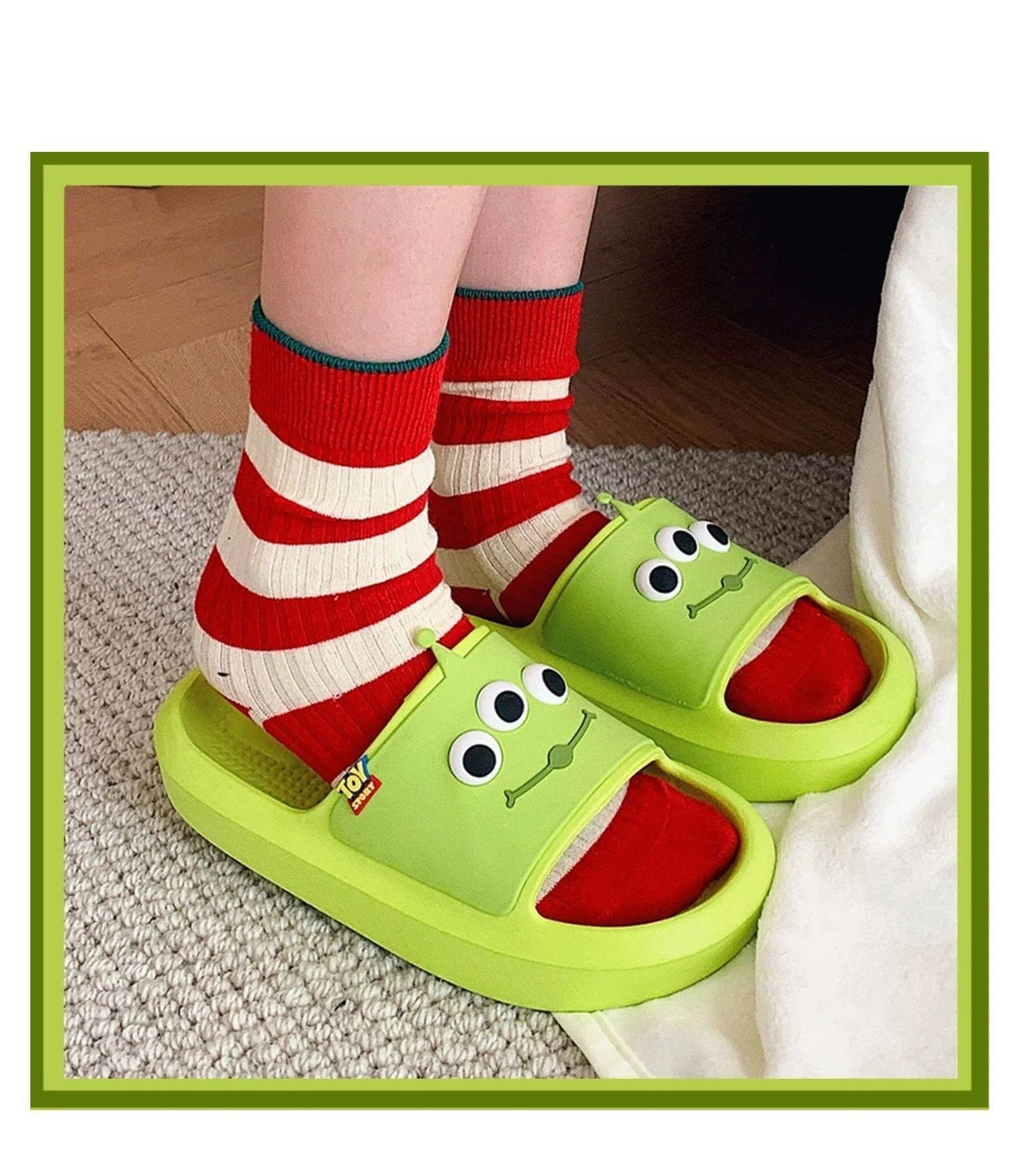 Alien Slippers Toy Story Alien Slippers - itzy bitsy
