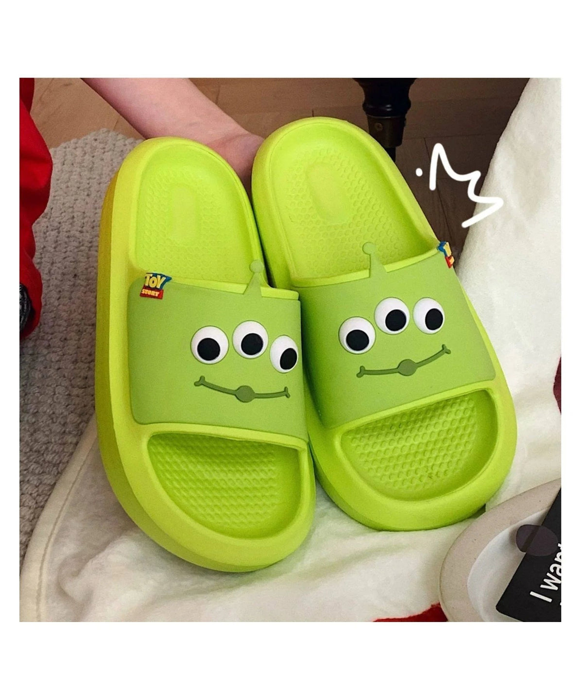 Alien Slippers Toy Story Alien Slippers - itzy bitsy