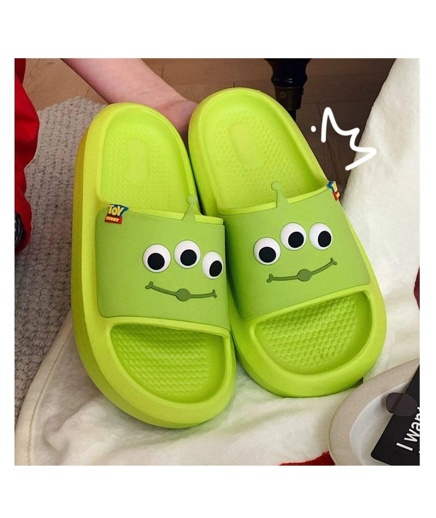 Toy Story Alien Slippers - itzy bitsy