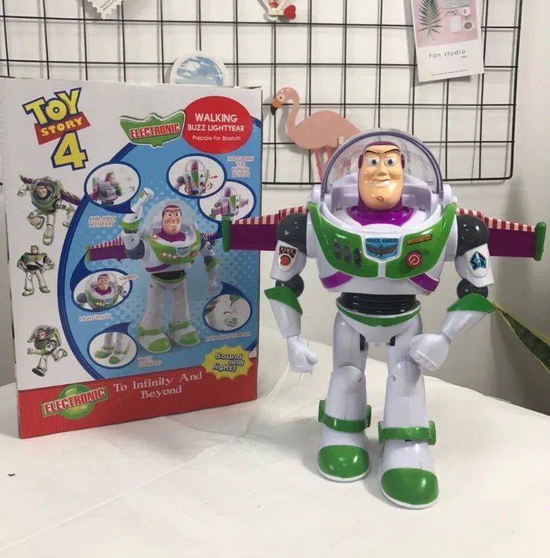 Toy Story Buzz Lightyear With Wings Doll Action Figure and Gun - itzy bitsy