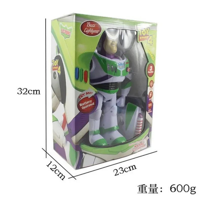 Toy Story Buzz Lightyear With Wings Doll Action Figure and Gun - itzy bitsy