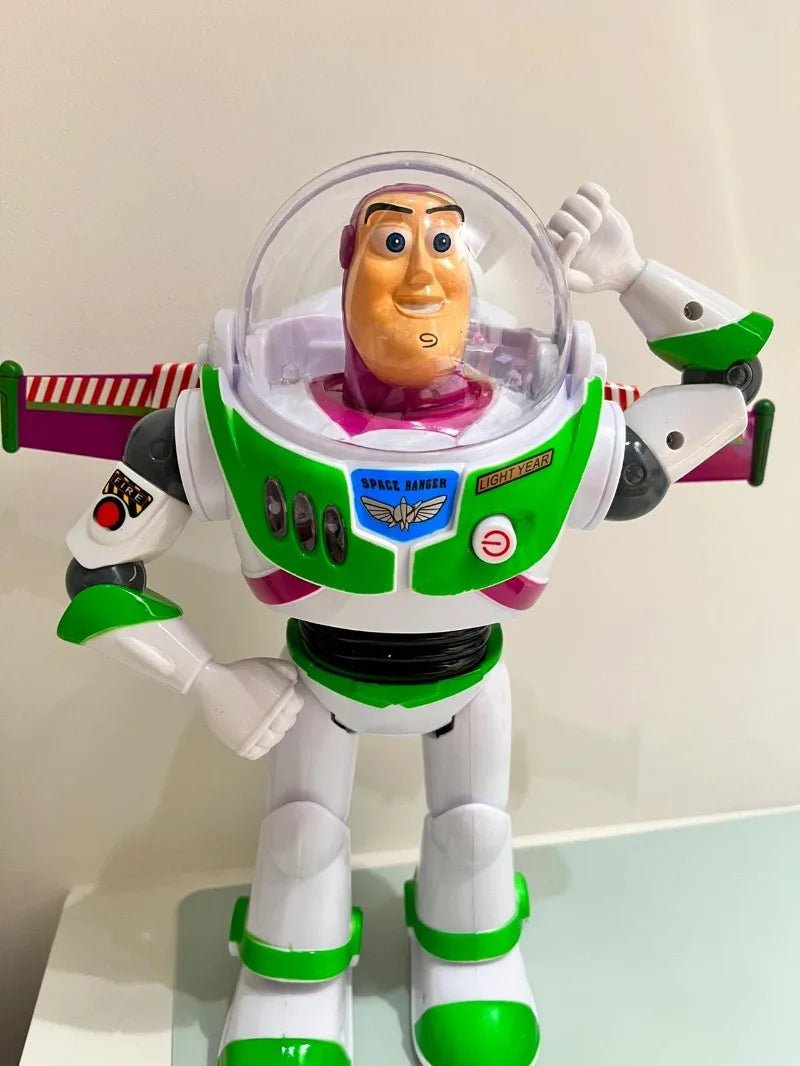 Toy Story Buzz Lightyear With Wings Doll Action Figure and Gun - itzy bitsy
